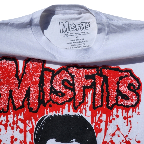 Hot Topic Misfits Bloody Crimson Ghost Tee - Picture 4 of 5